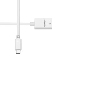 celexon USB-C auf USB-A M/F Adapter, weiß