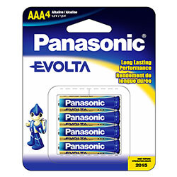 Panasonic Evolta AAA - Einwegbatterie - Alkali - 1,5 V - 4 Stück(e) - Blau - AAA