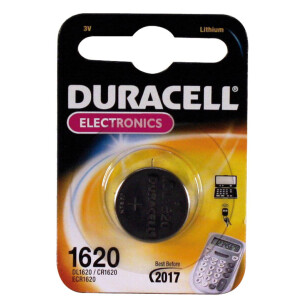 Duracell Batterie Lithium Knopfzelle CR1620 3V - Batterie...