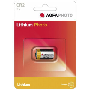 AgfaPhoto CR2 - Einwegbatterie - Lithium - 3 V - Grau - Rot