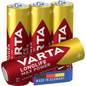 Varta -4706/4B - Einwegbatterie - AA - Alkali - 1,5 V - 4 St&uuml;ck(e) - Rot - Gelb