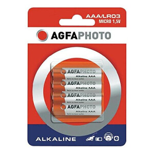 AgfaPhoto Batterie 4 x AAA-Typ Alkalisch