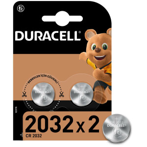Duracell Knopfzelle CR2032 B2 Lithium - Einwegbatterie - CR2032 - Lithium - 3 V - 2 St&uuml;ck(e) - Silber