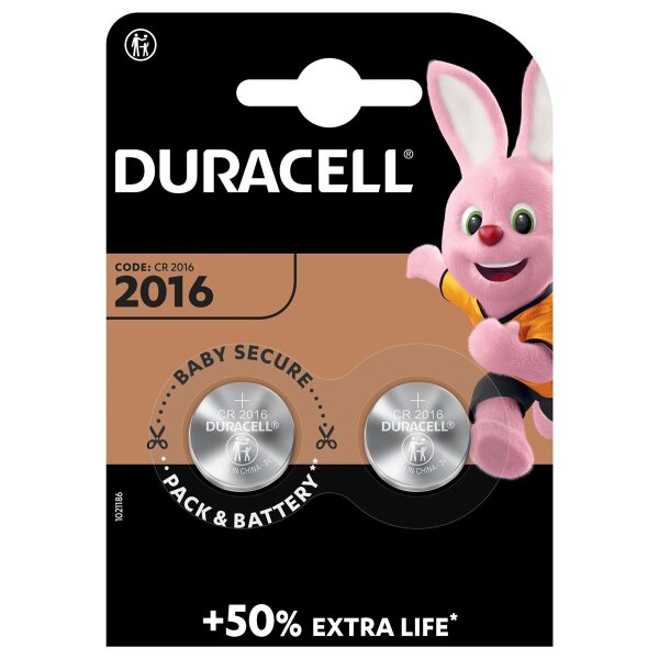 Duracell DL 2016 - Batterie CR2016 - Li
