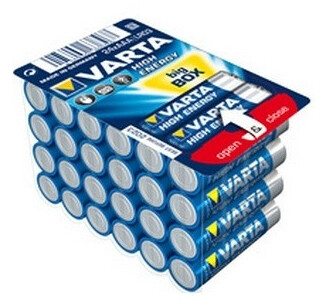 Varta High Energy AAA - Einwegbatterie - AAA - Alkali - 1,5 V - 24 Stück(e) - Blau - Silber
