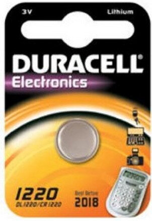 Duracell Batterie Knopfzelle CR1220/DL1220 Li 35 mAh 3V
