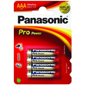 Panasonic 1x4 LR03PPG - Einwegbatterie - Alkali - 1,5 V -...