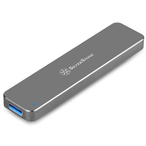 SilverStone MS09 - SSD-Gehäuse - M.2 - SATA - USB...