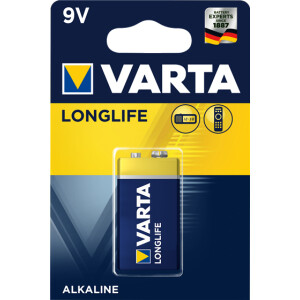 Varta Longlife Extra 9V Bloc - Einwegbatterie - Alkali -...
