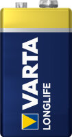 Varta Longlife Extra 9V Bloc - Einwegbatterie - Alkali -...