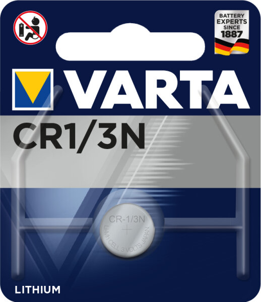 Varta CR1/3N - Einwegbatterie - Lithium - 3 V - 1 Stück(e) - 170 mAh - Silber