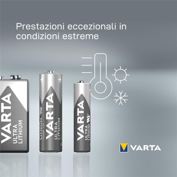 Varta 06103 - Einwegbatterie - AAA - Lithium - 1,5 V - 2 Stück(e) - 1100 mAh