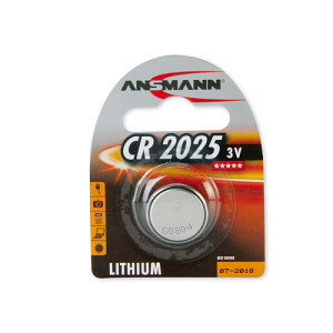 Ansmann CR 2025 - Einwegbatterie - CR2025 - Lithium-Ion (Li-Ion) - 3 V - 1 St&uuml;ck(e) - Nickel