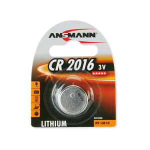 Ansmann CR 2016 - Einwegbatterie - CR2016 - Lithium-Ion (Li-Ion) - 3 V - 1 St&uuml;ck(e) - Nickel