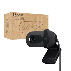 Logitech Brio 105 Full HD 1080p Webcam - GRAPHITE - B2B -...