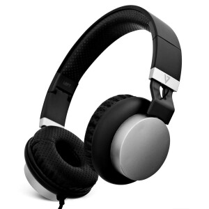 V7 Leichte Kopfhörer - schwarz/silber