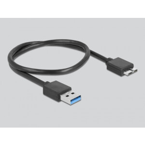 Delock 42011 - HDD / SSD-Geh&auml;use - 2.5 Zoll - Serial ATA III - 5 Gbit/s - USB Konnektivit&auml;t - Schwarz