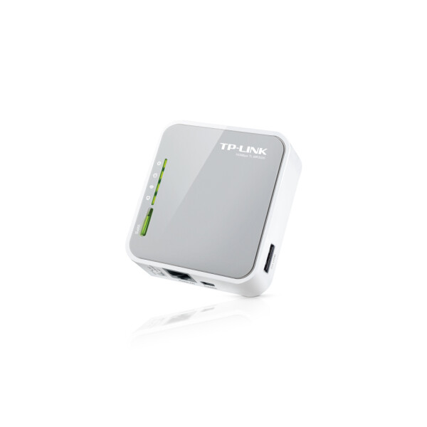 TP-LINK TL-MR3020 - Ausrüstung für drahtloses Handy-Netzwerk - Grau - Weiß - Schnelles Ethernet - 10,100 Mbit/s - IEEE 802.11b,IEEE 802.11g,IEEE 802.11n - 802.11b,802.11g,Wi-Fi 4 (802.11n)