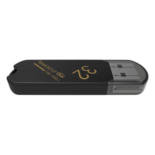 Team Group C183 - 32 GB - USB Typ-A - 3.2 Gen 1 (3.1 Gen 1) - Kappe - 7 g - Schwarz