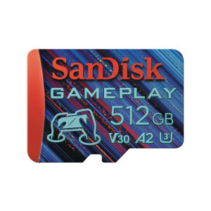 SanDisk GamePlay microSDXC UHS-I Card 512GB...
