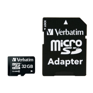 Verbatim Premium - 32 GB - MicroSDHC - Klasse 10 - 10 MB/s - 10 MB/s - Schwarz