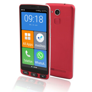 Olympia Neo - 14 cm (5.5 Zoll) - 2 GB - 16 GB - 8 MP - Android 10.0 - Schwarz - Rot
