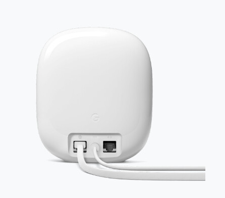 Google Nest Wifi Pro 1-Pk - IEEE 802.11s - WPA3 - 22,5 W - Tisch - Weiß - Intern