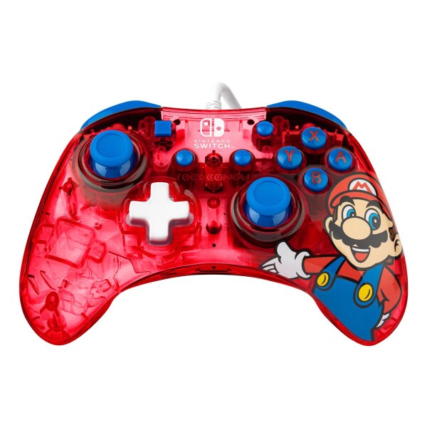 PDP Rock Candy: Mario Punch - Gamepad - Nintendo Switch - Nintendo Switch Lite - Nintendo Switch OLED - D-Pad - Menü-Taste - Analog / Digital - Kabelgebunden - USB