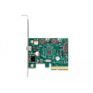 Delock PCI Express x4 Karte zu 1 x extern USB 10 Gbps...