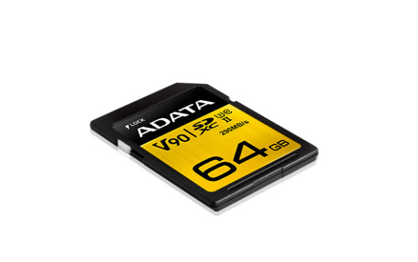 ADATA Premier ONE - 64 GB - SDXC - Klasse 10 - UHS-II - 290 MB/s - 260 MB/s