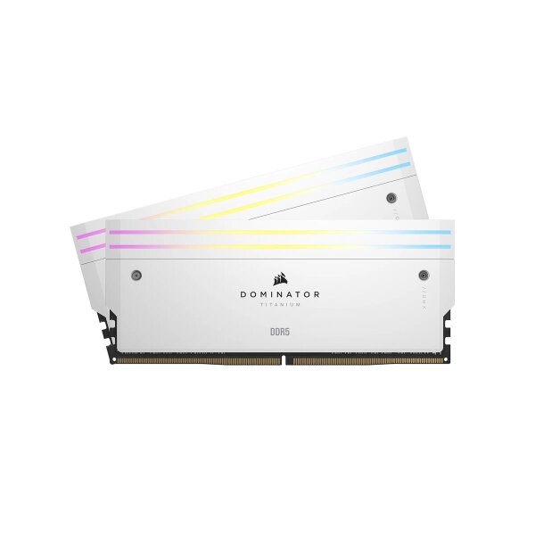 Corsair DOMINATOR TITANIUM RGB DDR5 6600MT/s 64GB 2x32GB White - 64 GB