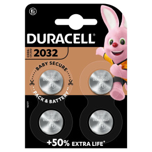 Duracell Batterie Lithium Knopfzelle CR2032 3V - Batterie...