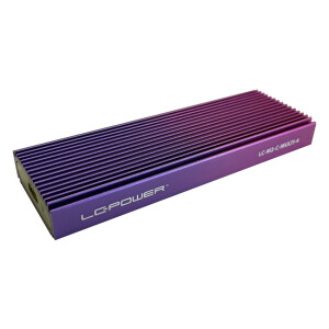 LC-Power SSD-Geh&auml;use LC-M2-C-Multi-4 -M.2 NVMe &amp; SATA - Kabel - Digital/Daten