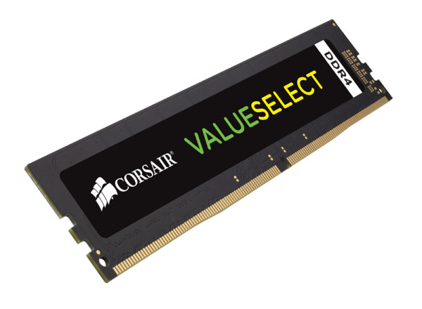 Corsair ValueSelect 16 GB - DDR4 - 2666 MHz - 16 GB - 1 x 16 GB - DDR4 - 2666 MHz - 288-pin DIMM - Schwarz