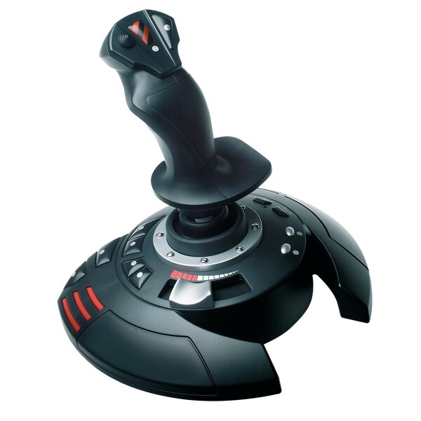 ThrustMaster T.Flight Stick X - Joystick - PC - Playstation 3 - Analog - Kabelgebunden - USB - Schwarz - Rot - Silber