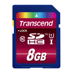 Transcend TS8GSDHC10U1 - 8 GB - SDHC - Klasse 10 - MLC -...