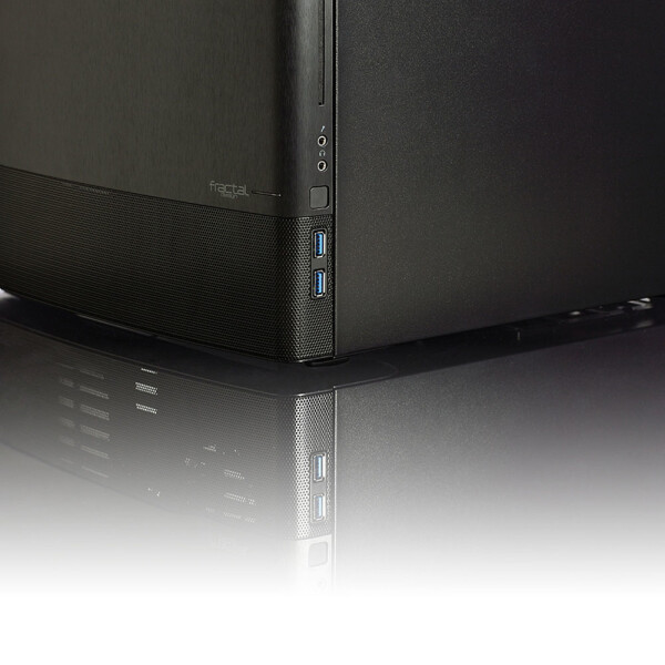 Fractal Design NODE 804 - Cube - PC - Schwarz - micro ATX - Mini-ATX - HDD - Leistung - 16 cm