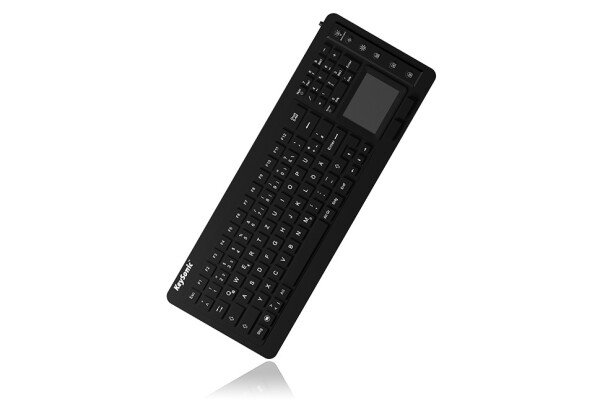 KeySonic KSK-6231INEL - Volle Größe (100%) - USB - Membran Key Switch - AZERTY - Schwarz
