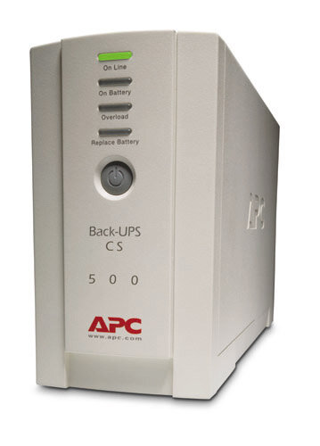 APC BK500 - 0,5 kVA - 300 W - 480 J - 45 dB - Plombierte Bleisäure (VRLA) - 2,4 min