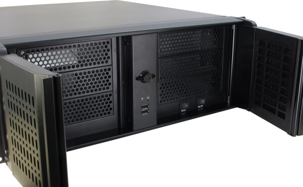 Inter-Tech 4U-4098-S - Rack - Server - Schwarz - ATX - micro ATX - uATX - Mini-ITX - Stahl - 4U