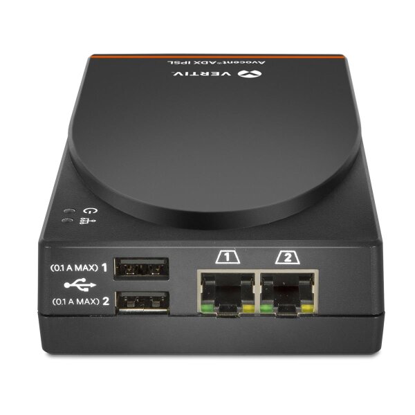 Vertiv Avocent ADX-IPSL104-400 - Eingebauter Ethernet-Anschluss - Schwarz
