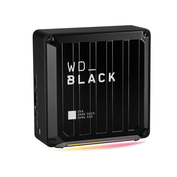 WD_BLACK D50 - Kabelgebunden - Thunderbolt 3 - 3,5 mm - 10,100,1000 Mbit/s - Schwarz - 1000 GB