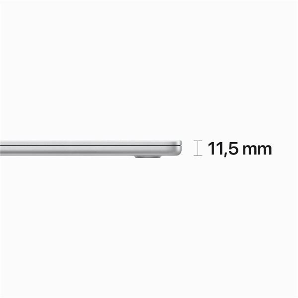 Apple MacBook Air 15‘‘ M2 Silber CTO 8C-CPU 10C-GPU 70W