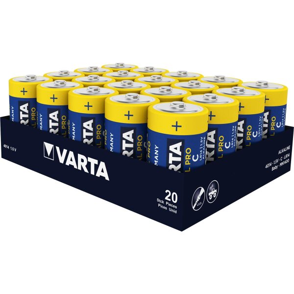 Varta Industrial - Batterie 1 x LR14 / C Typ Alkalisch 7800 mAh