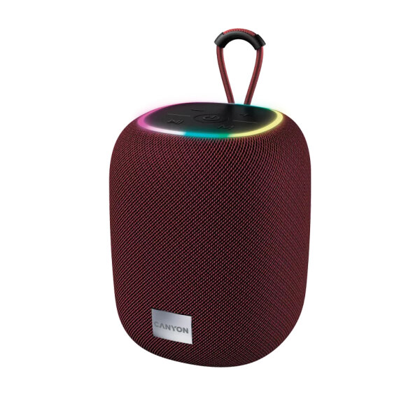 Canyon Bluetooth Speaker BSP-8 TF Reader/USB-C/10W red retail - Lautsprecher - Bluetooth