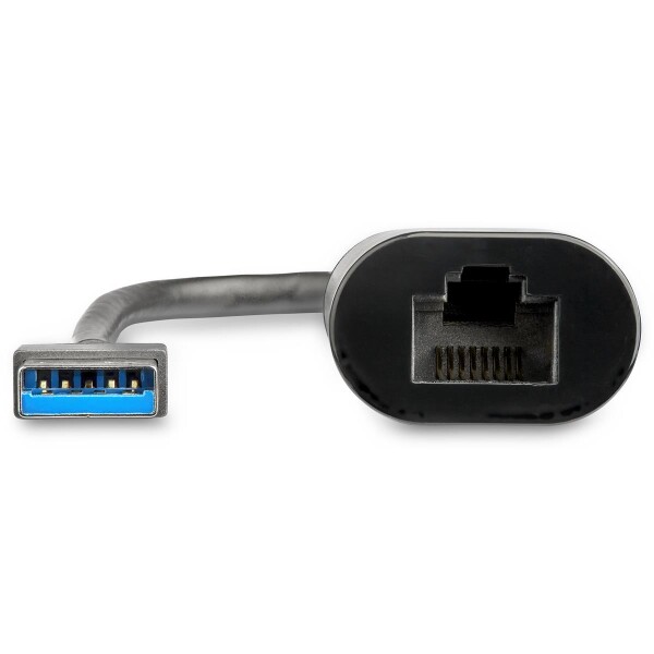 StarTech.com 2.5GbE USB-A auf Netzwerk Adapter - USB-A 3.0 2.5/1Gbit/s Multigeschwindigkeits Gigabit NIC - USB 3.1 Laptop auf RJ45/LAN - Lenovo X1 Carbon - HP EliteBook/ Zbook - Kabelgebunden - USB - Ethernet - 5000 Mbit/s - Schwarz - Grau