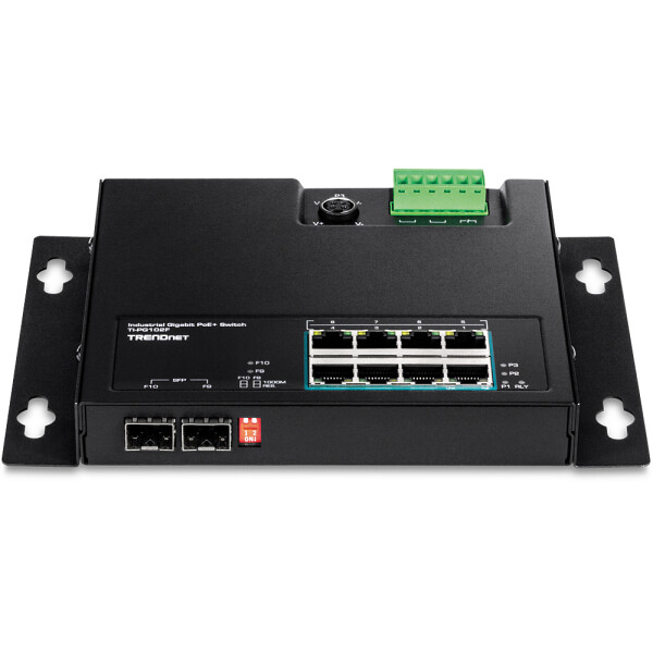 TRENDnet TI-PG102F - Gigabit Ethernet (10/100/1000) - Vollduplex - Power over Ethernet (PoE) - Wandmontage