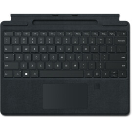 Microsoft Surface Pro Signature Keyboard with Fingerprint Reader - QWERTY - Spanisch - Touchpad - Microsoft - Surface Pro 8 Surface Pro X - Schwarz