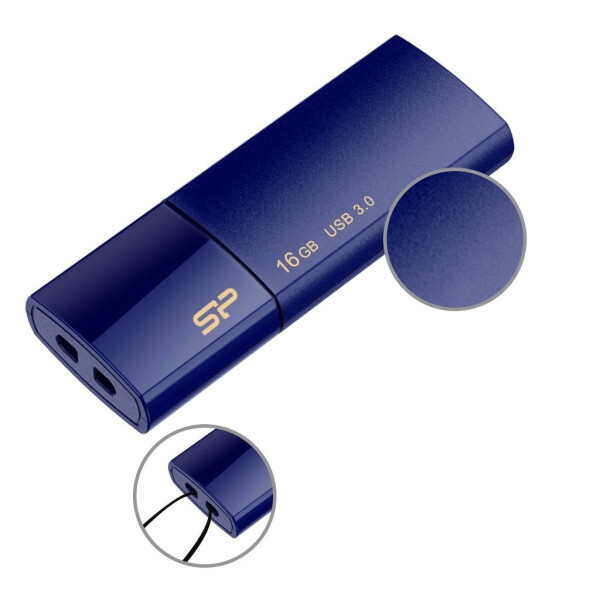 Silicon Power Blaze B05 - 16 GB - USB Typ-A - 3.2 Gen 1 (3.1 Gen 1) - Dia - 9,2 g - Blau