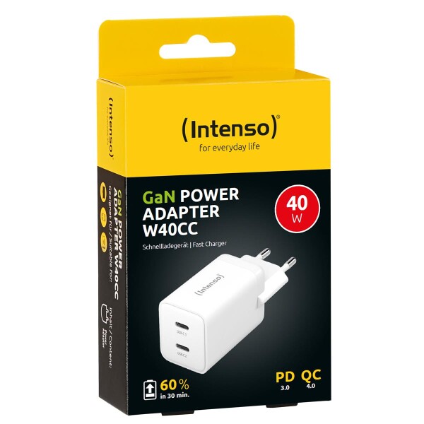 Intenso POWER ADAPTER 2XUSB-C GAN/7804012 INTENSO